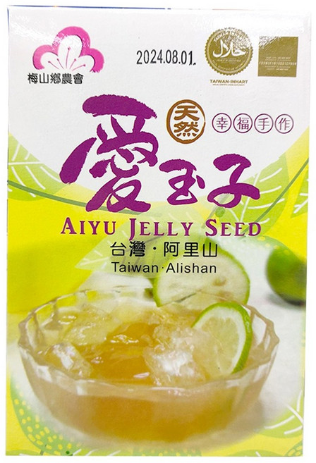 梅山鄉農會 愛玉子 台灣阿里山特產 20g 附濾布一包, 1個