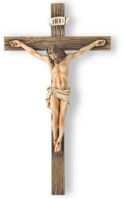 십자고상 부활절 천주교 카톨릭 성당 예수 그리스도 기독교 교회 성물 나무 십자가, 십자가 조각상