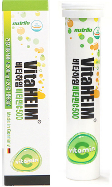 비타하임 발포비타민 20정 6통-비타민C, 6개