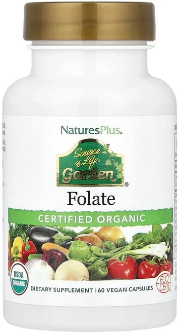 NaturesPlus Source of Life® 가든 엽산 베지 캡슐 60정 NAP-30751, 1 - 쿠팡