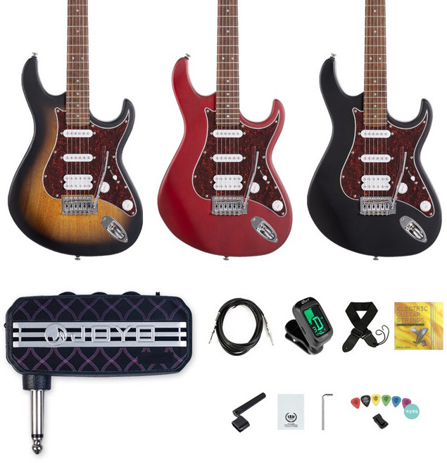 콜트 G110 일렉기타 헤드폰앰프 스트라토캐스터 입문용, OPBC, 체리, 1개