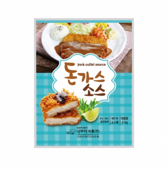 다모아 돈까스소스 2kg, 11개, 2L