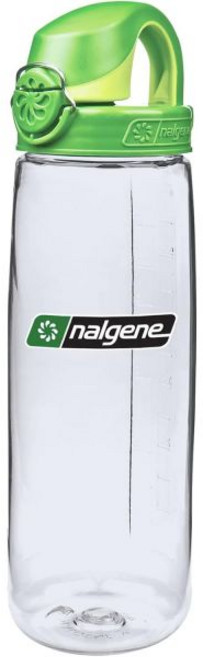 Nalgene 에브리데이 OTF 보틀 물병, Clear with Green