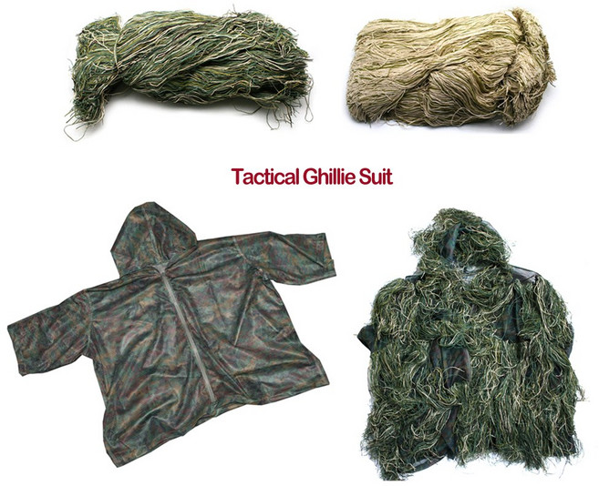 전술 길리 그물망 위장슈트 배그길리 서바이벌 위장길리 고스트 길리 위장내피 사냥 스나이퍼 저격수 위장복 밀리터리 코스튬 군장, A타입(탄색길리)