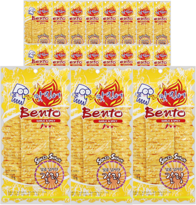 벤토 맛징어 갈릭앤스파이시, 19개