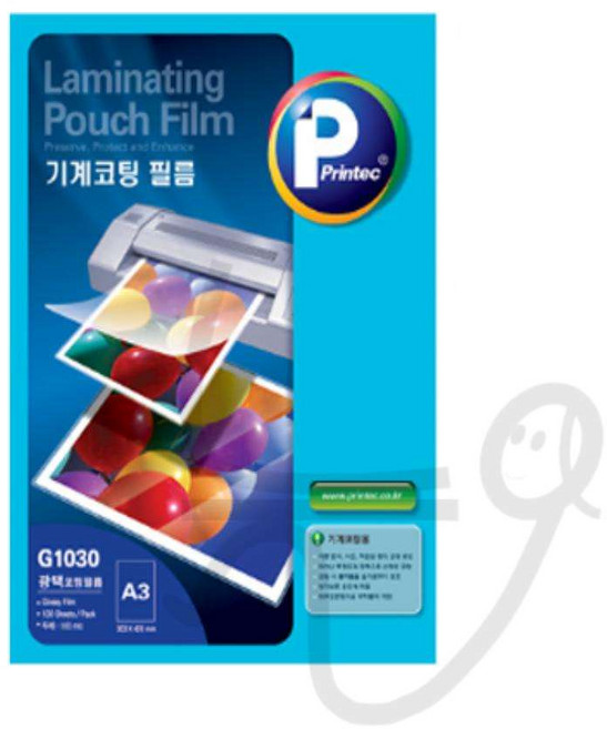 늘쎗트 기계 코팅필름 A3 네잎클로버코팅지, 1개