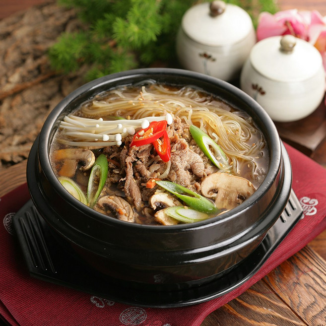 정통 가마솥으로 푹 끓인 뚝배기 소불고기 밀키트 국밥 영양 보양식, 3개, 400g