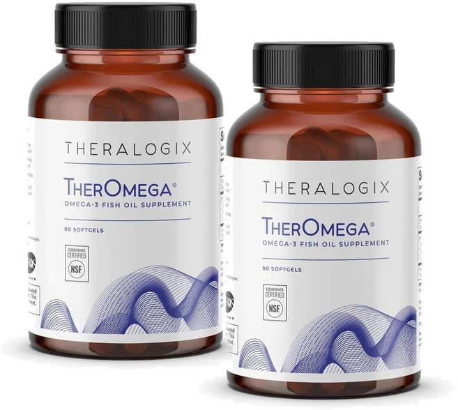 테라로직스 오메가3 피쉬 오일 소프트젤 Theralogix TherOmega, 2개, 90정 - 쿠팡