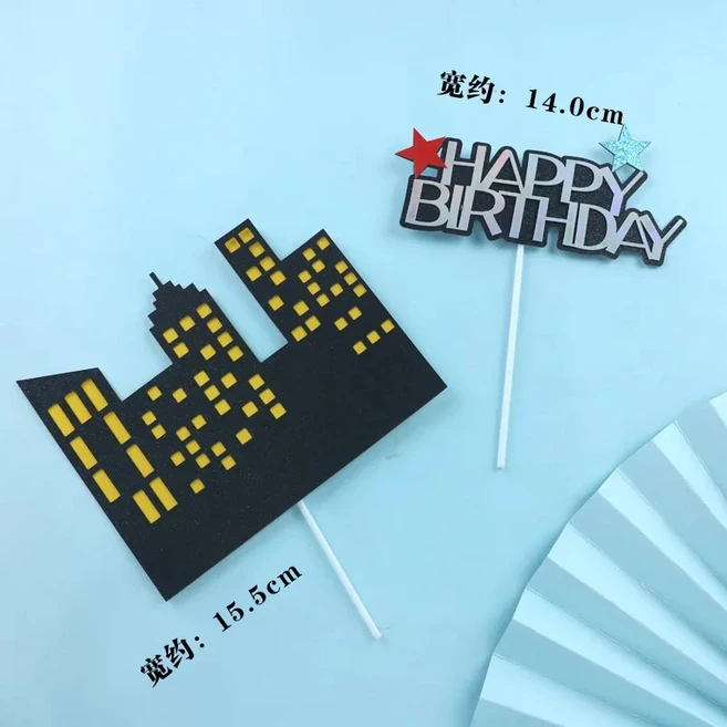 스파이더맨 케이크 장식 파티 용품 어린이 생일 액세서리 베이비 샤워 선물, 01 other, 23 1set -6