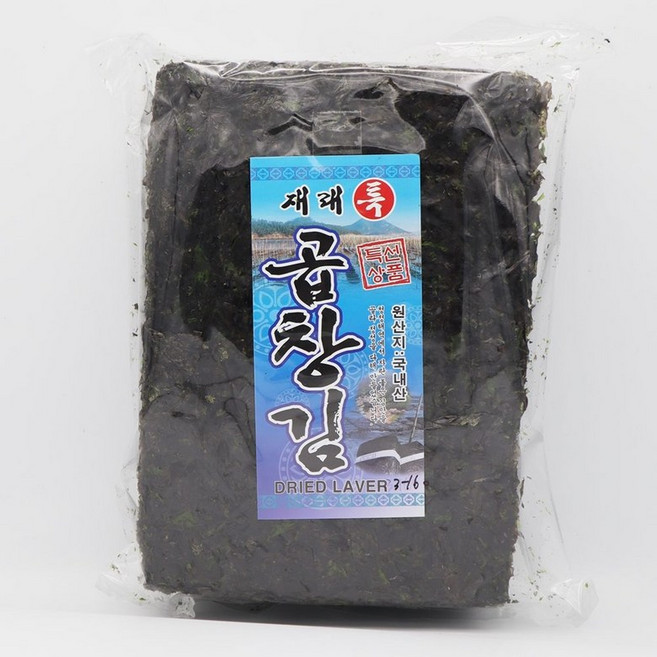 동해청정 곱창돌김 재래 특 상품 최상품 돌김 50장 100장 햇돌김 재래김, 상 50장