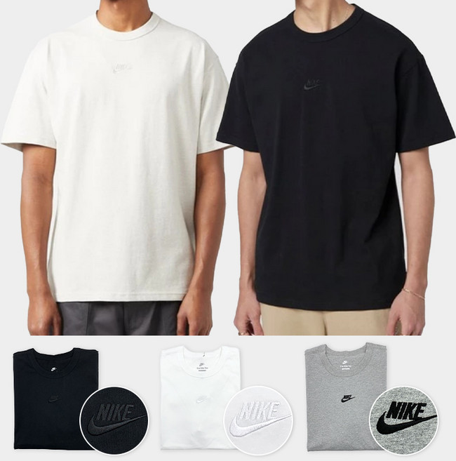 [백화점]나이키 반팔티 에센셜 프리미엄 루즈핏 반팔 티셔츠