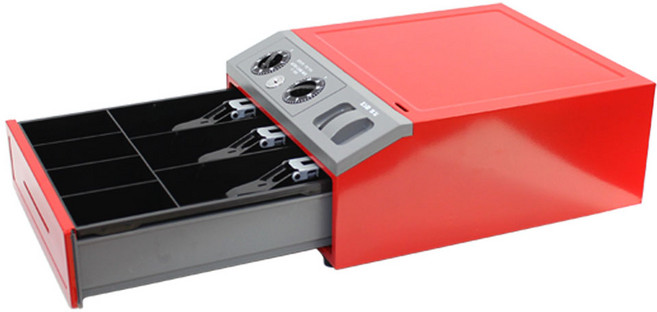 범일금고 c305 띵소리 나는 돈통 다이얼식 카운터금고 33cm, c305 레드