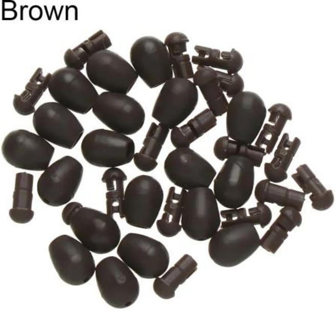 빠른 변경 잉어 터미널 태클 방법 피더 낚시 도구 커넥터 물고기 페스카 Iscas 액세서리 20 개, 02 brown