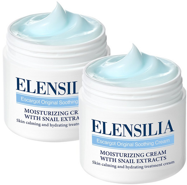 [엘렌실라] 에스카르고 오리지날 수딩 달팽이 크림, 50ml, 2개