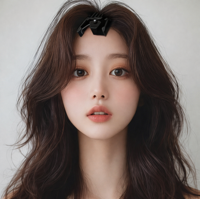 리프하임 3분 헤어 세팅 뿌리 볼륨 집게, 1개, 블랙