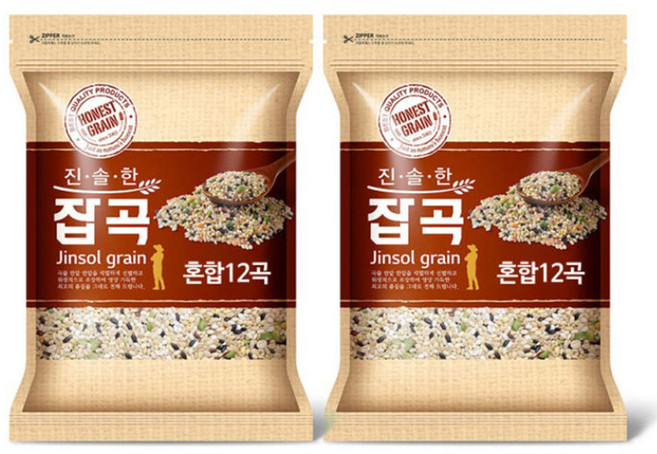 국산 무농약 혼합12곡, 2kg, 5개