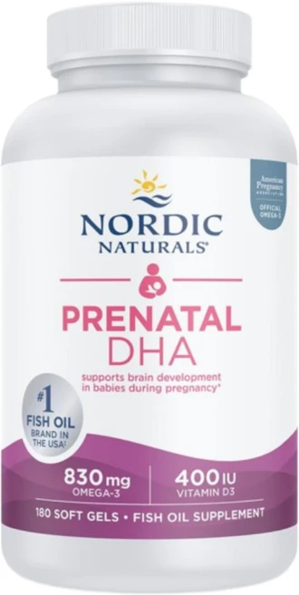 Nordic Naturals 임산부용 DHA 무맛 포뮬라 소프트젤 180정, 1개 - 쿠팡