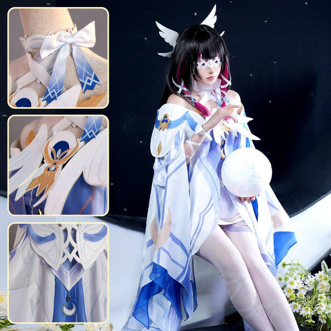 원신 콜롬비나 코스프레 코스튬 의상 풀세트 졸업사진 컨셉