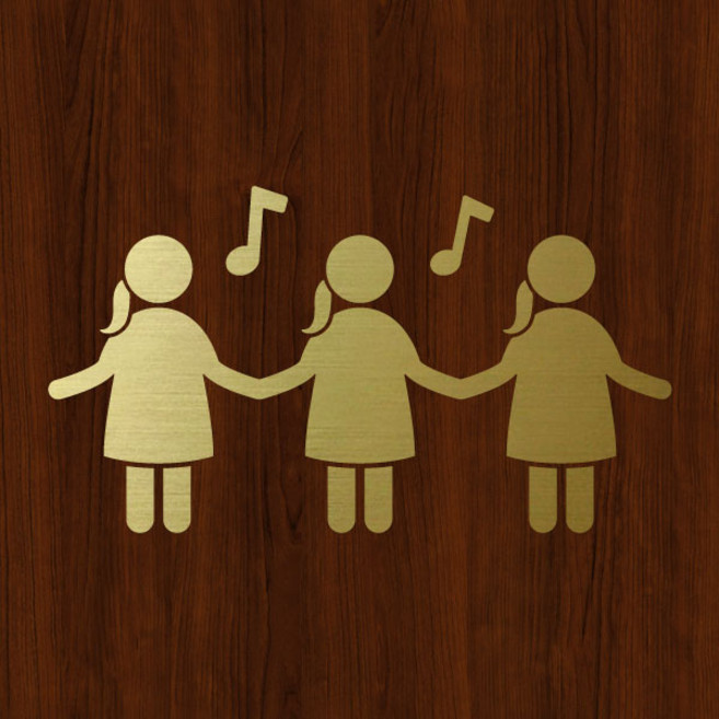 오피스왕국 노래 음악 음표 그래픽 스티커 music16, 메탈골드