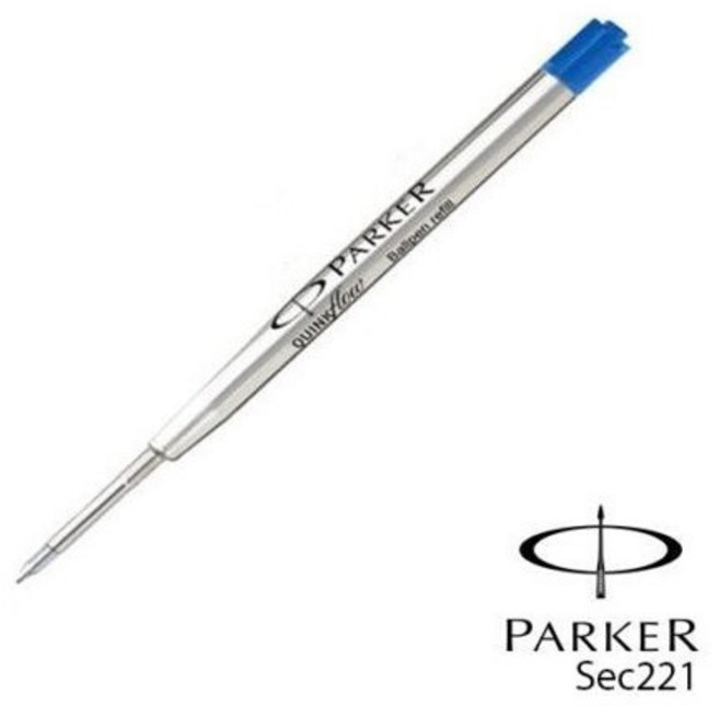 1.0mm 파랑색 파카 Quink 정품 볼펜심 잉크 리필 교체 전용 공부 생일 교환 학생 공부 시스템 드로잉 팁, 블루