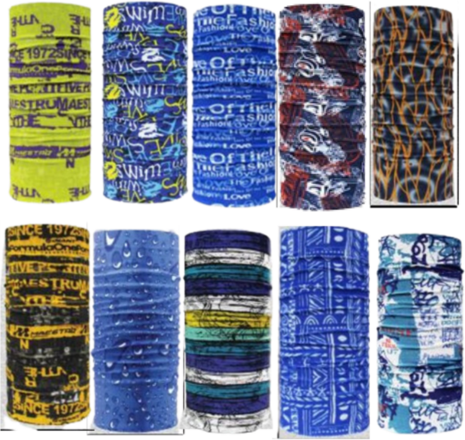 사계절 멀티스카프 쿨마스크 등산 낚시 자전거 스포츠 20개 세트, 1개