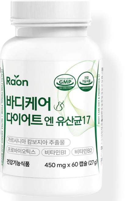 비엔알17 비에날씬 bnr17 + 유산균 다이어트 세트 식약청인증, 1개, 60정