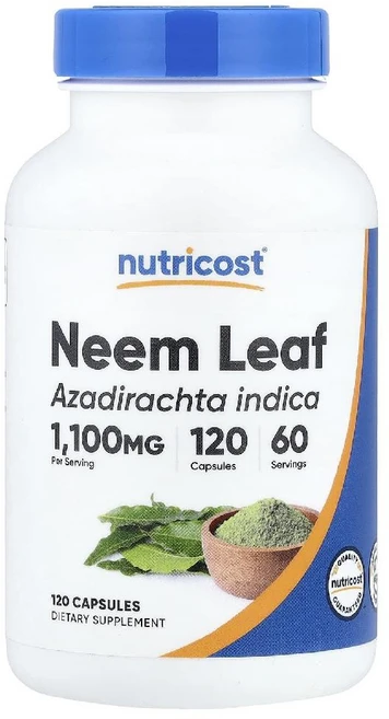 뉴트리코스트 님 잎 Neem Leaf 캡슐 120정, 1개 - 쿠팡