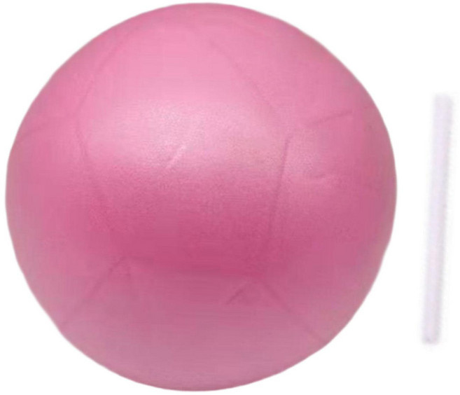 운동 코어 훈련 균형을 위한 작은 필라테스 공 15cm 피트니스 요가, 01 분홍색, 1개