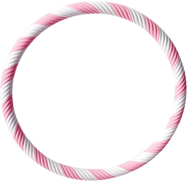 복부 다이어트용 면소재 실내 헬스 훌라후프 전신 체중감량 운동기구 허리 부담 적은 스프링형, 1개, 2-3kg 핑크-화이트 초보자용, 3kg