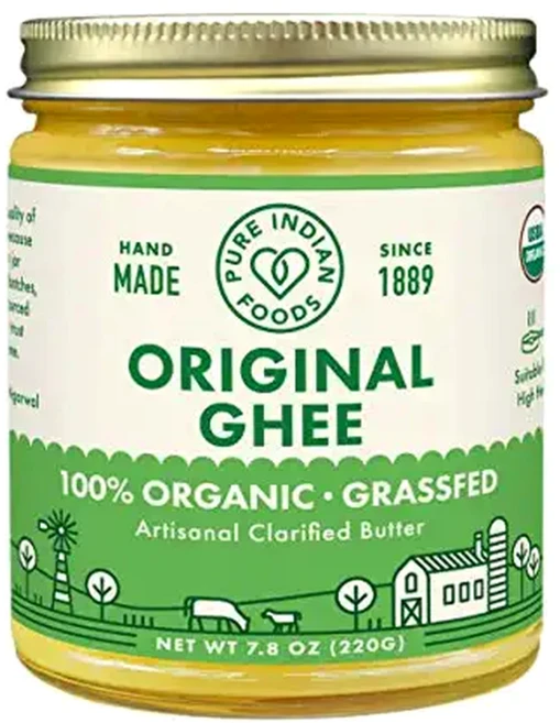 퓨어인디안푸즈 오리지널 기 그래스페드, 220g, 1개 - 쿠팡