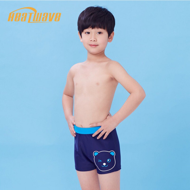 HEATWAVE 兒童泳褲 可愛熊圖案