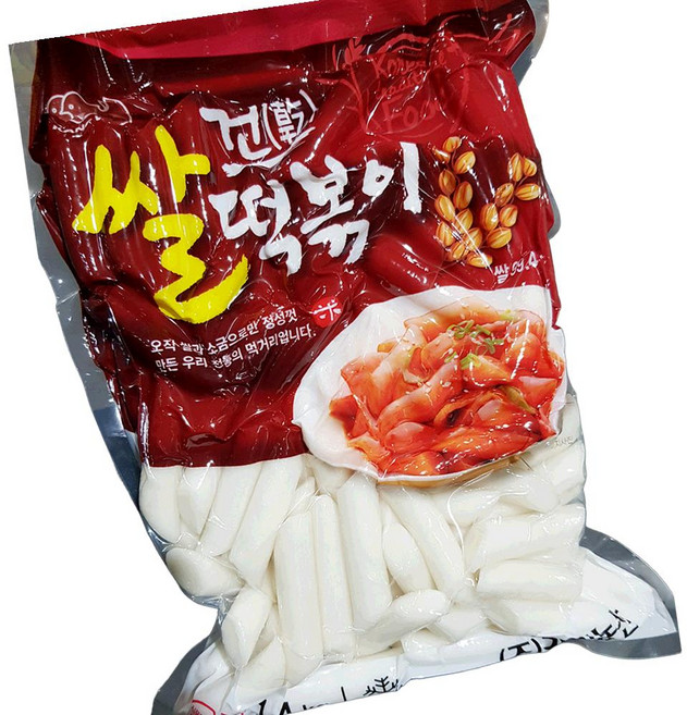 쌀떡볶이떡 진공 중 강원 1.4K 냉동 분식 업소용, 1.4kg, 1개