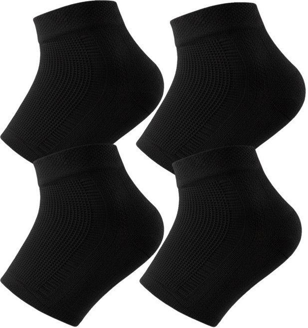 힐케어 발뒷꿈치 보습 양말 풋 각질케어 실리콘 패드, 2세트