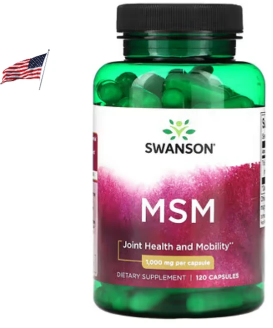 스완슨 MSM 1000mg 120캡슐, 1개, 120정 - 쿠팡