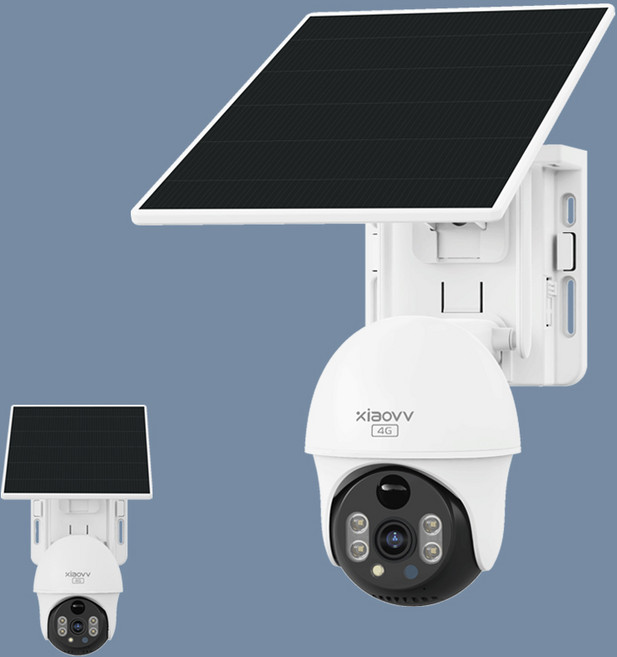 XIAOVV 태양광 CCTV 카메라 P9 Pro WiFi 4G 방범용 감시카메라 자동충전 실내외 겸용, WiFi버전, 1개