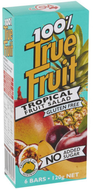 Sun Valley 썬밸리 트루 후르츠 바 100% 열대 과일맛 6개입 4팩, 120g
