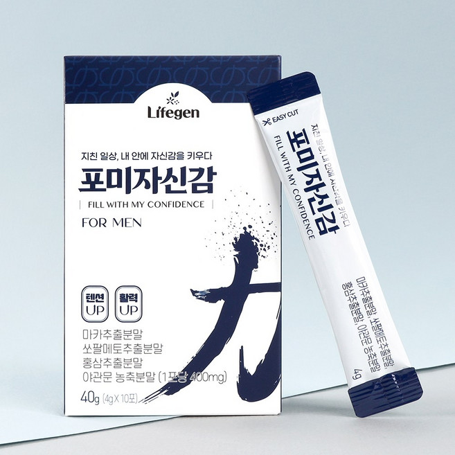 포미자신감 남성활력제 고농축 고함량 마카 쏘팔메토 야관문 아르기닌 아연 마그네슘 환 남성활력케어, 120g, 1개