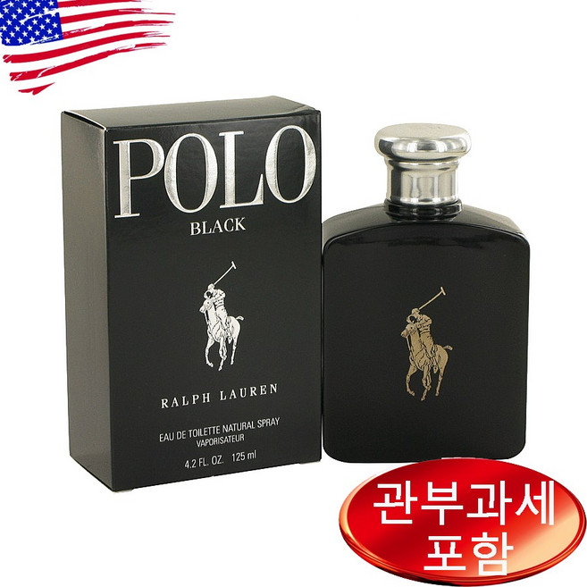폴로 블랙 오드뚜왈렛 125ml 남성, 1개