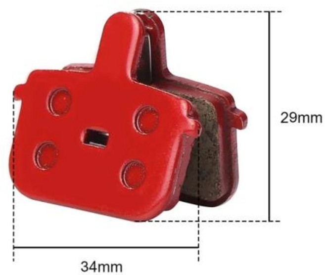 1-10pcs 반금속 mtb 자전거 유압 디스크 브레이크 패드 부품 사일런트 철 수지 사이, 1 set Brake Pads, 1개