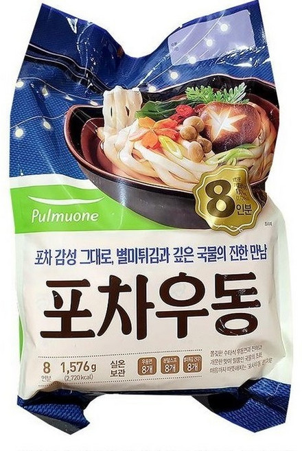 풀무원 포차우동 8인분 1.576kg, 1개