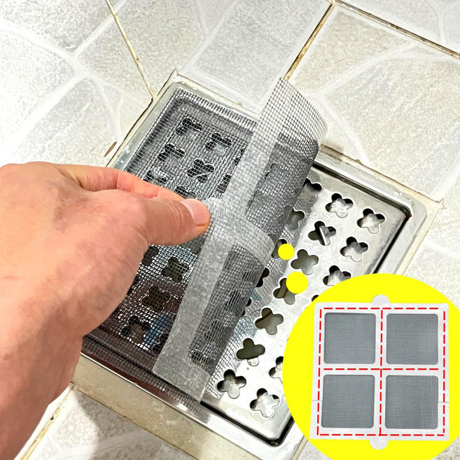 픽커스 강력접착 배수구 거름망 필터, 30매