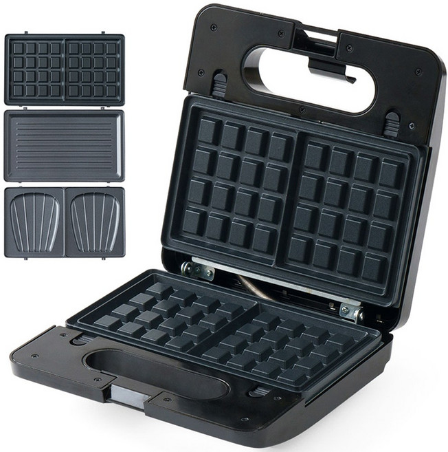 모리츠 그릴 겸용 3IN1 분리형 와플메이커, MO-SM701B