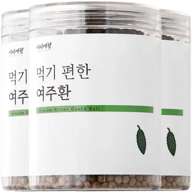 먹기 편한 프리미엄 여주환, 3개, 350g