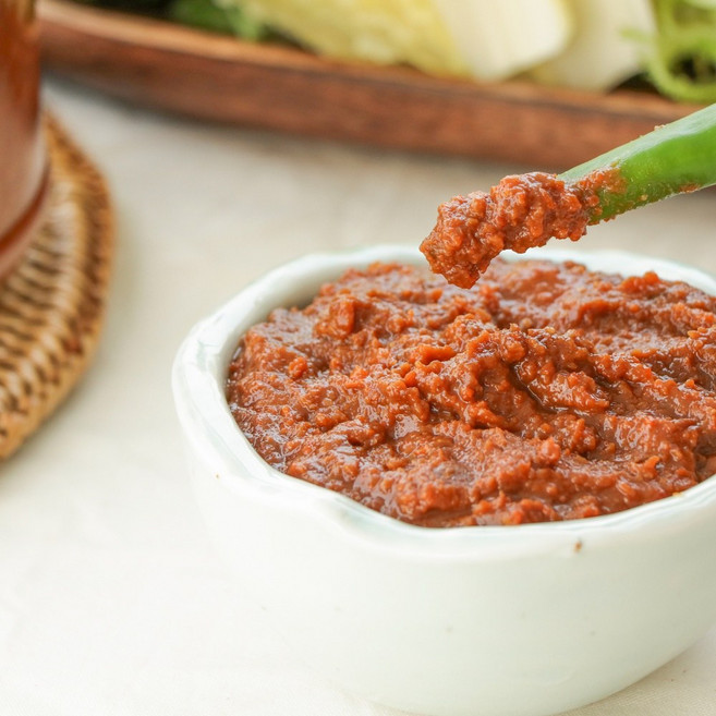 구수한 보리막장/국산재료 보리쌀 띄워담근 전통막장/강원도식/쌈장 찌개 나물무침, 1개, 1kg