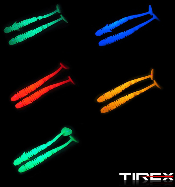 티렉스 케이무라 갈치웜 야광 풀치 볼락 전갱이 루어 바다, 2.5인치, 004 레드로드