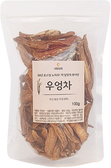 50년전통대현상회 국산 볶은 우엉차, 100g, 1개, 1개