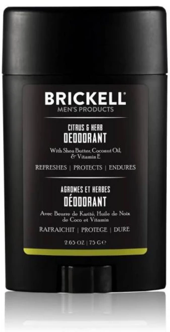 Brickell Men's Products Citrus Herb 데오드란트, 1개 - 쿠팡