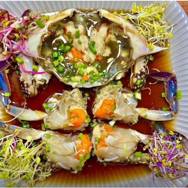 [꼬끄이] 봄 암꽃게 간장게장 (개당230~280g 사이) [원산지:국산(충청남도 태안군)], 4개, 2kg