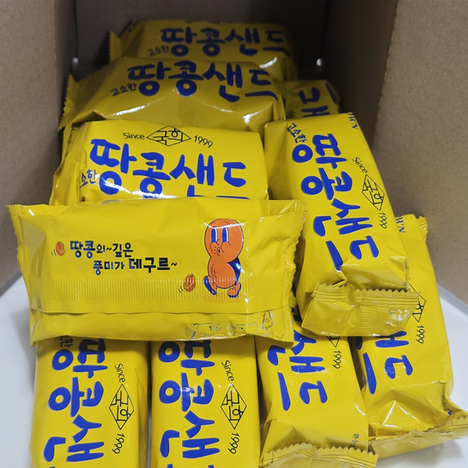 국희 고소한 땅콩샌드, 47g, 12개