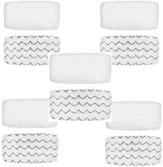 1977s 교체 스팀걸레 브러시 여섯 비쎌 패드 필터 백앤스팀, 1개, 10개